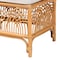 Bali & Pari Materra Modern bohemian Natural Brown Rattan Bench 239-13579-ZORO - alternate 6
